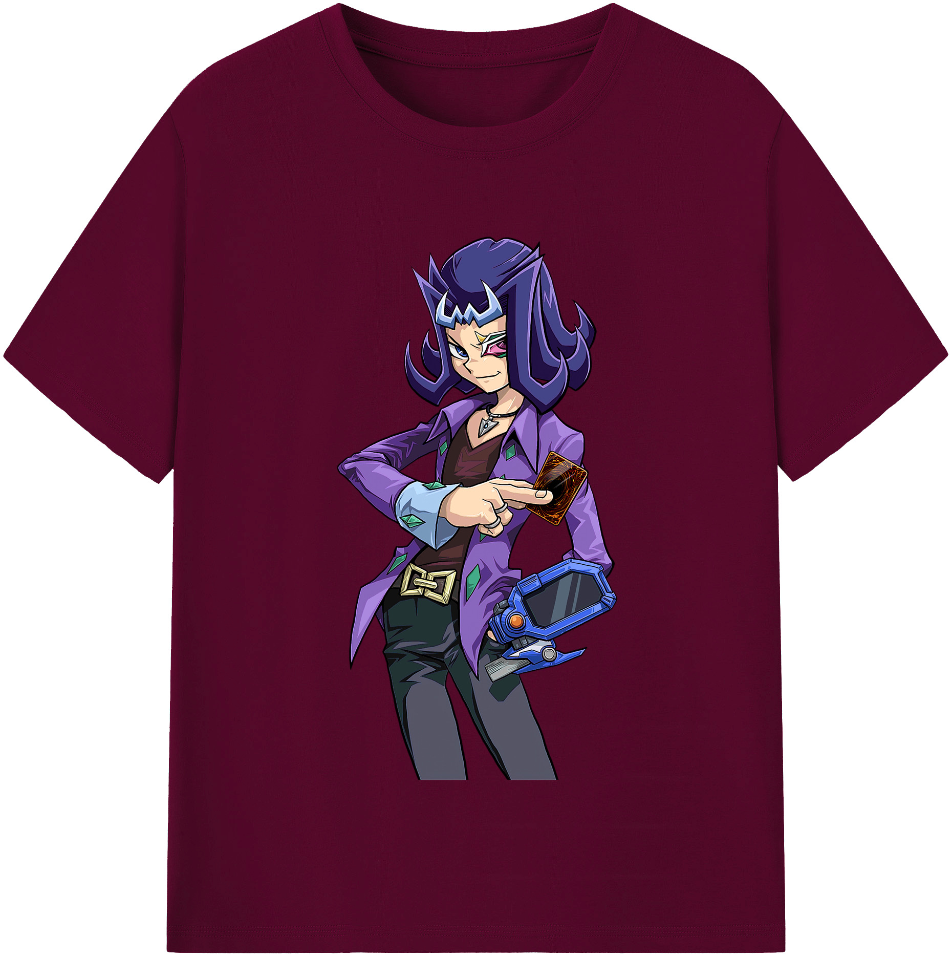 （画像用） 遊☆戯☆王 Yu-Gi-Oh! レディースカジュアルプリントTシャツ（綿100％）